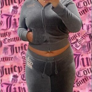 GREY JUICY COUTURE SET!!